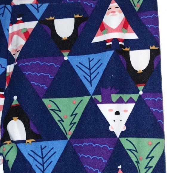 NEW Lularoe Holiday Leggings  Santa  polar bears  Penquins xmas  Sz One Size - Picture 4 of 6